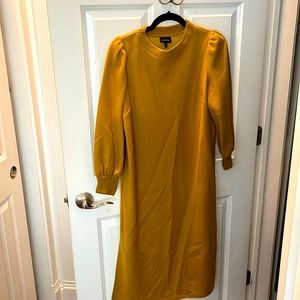 Target who what west mustard maxi dress